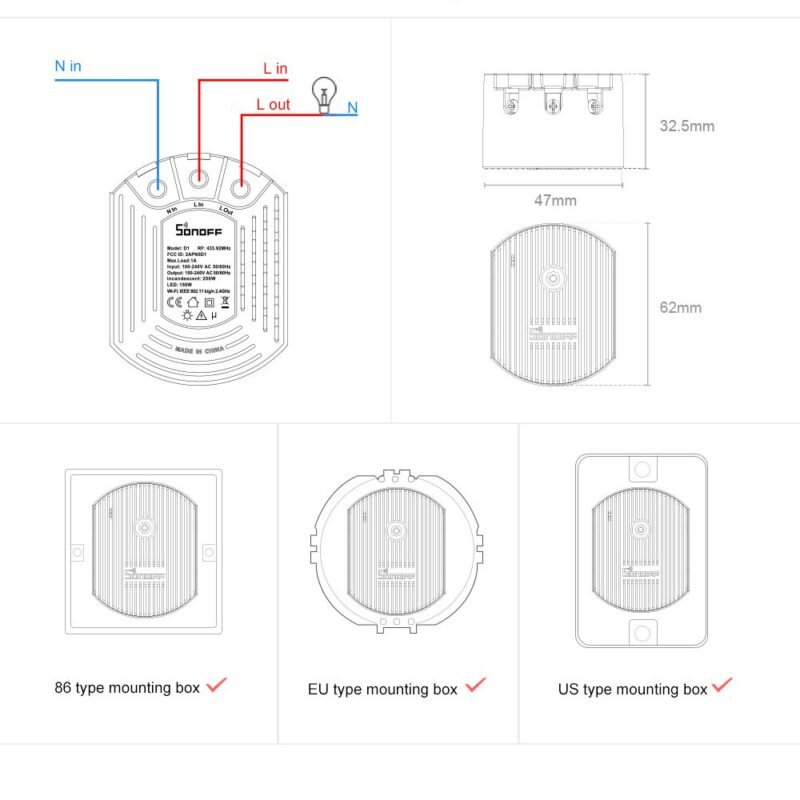 Sonoff D1 Dimmer - Image 4