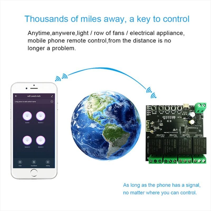 4Ch Smart Wifi Switch - Image 5