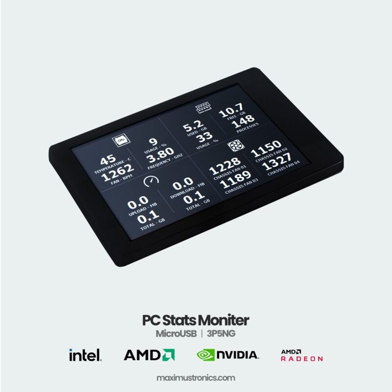 PC Hardware Moniter 3P5RTS 3.5in Display - Computer Performance moniter - 3.5 Inch IPS LCD Monitor Display USB2LCD AIDA64 Chassis Display Screen USB Display - Image 4