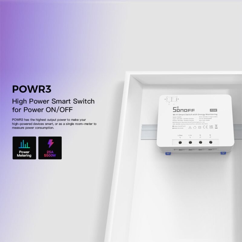 Sonoff Pow R3 25A 5500W - Image 2