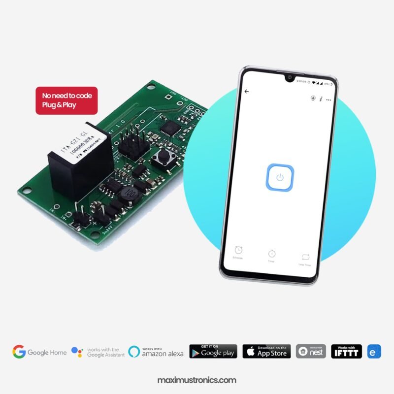 Sonoff SV Safe voltage smart wifi DC switch 5V 12V 24V 220V AC upto 10A home automation dry contact