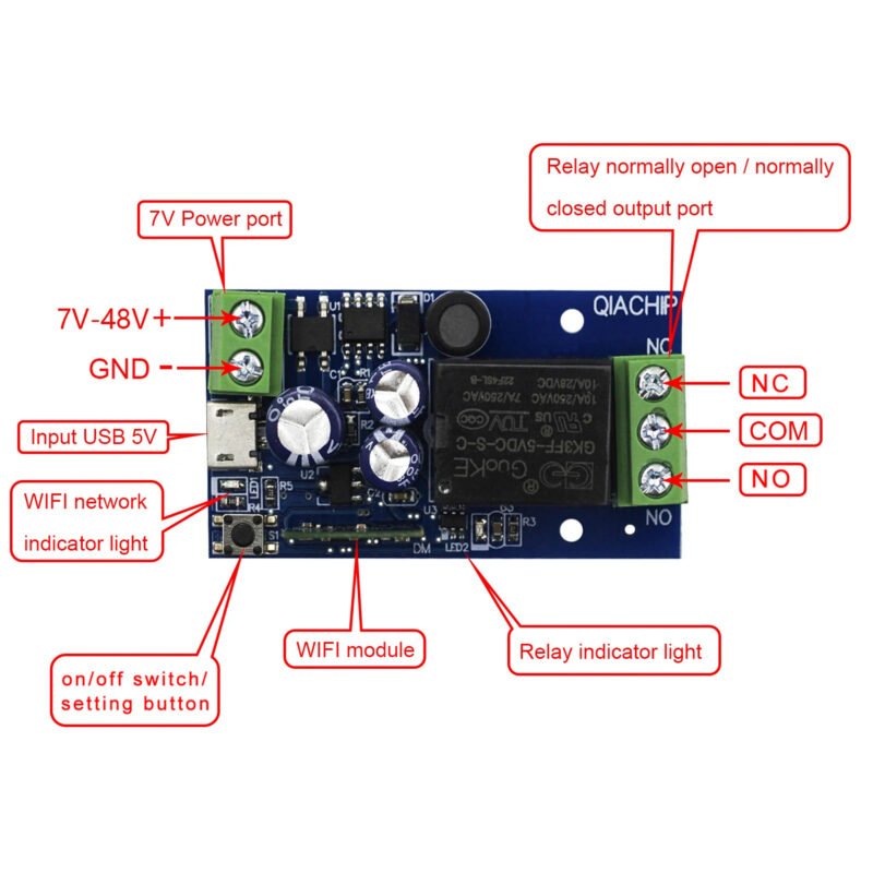 12v Ewelink 1ch smart wifi DC switch for electric rimlock or gate lock or digital circuits - Image 8